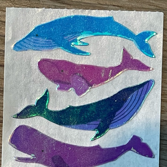 Sandylion sticker mod mother of pearl whales - Picture 1 of 2